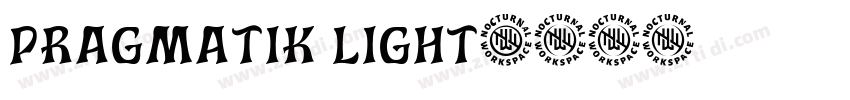 Pragmatik Light字体转换